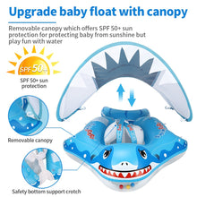 Load image into Gallery viewer, Travel Inflatable Baby Swim Float with Canopy (2-6 yrs old)