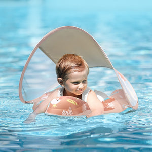 Travel Inflatable Baby Swim Float with Canopy (2-6 yrs old)